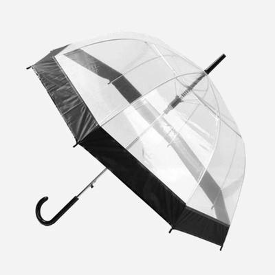 Transparent Long-handle Rain Umbrella Ultra Light Women Kids