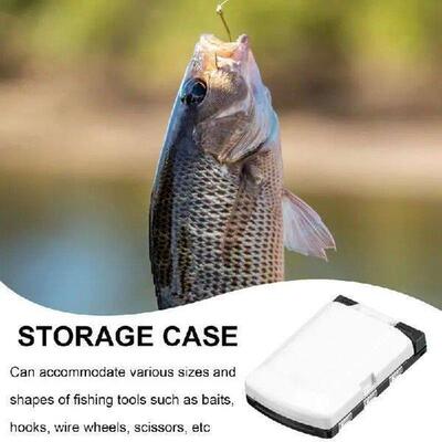 Beginner Fishing Tackle Box Waterproof Lure Box With 6