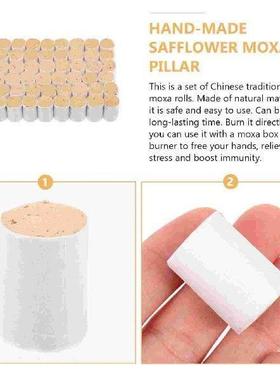 54 Pcs Moxibustion Moxa Wool Pillar Cone Manual Moxa-sticks