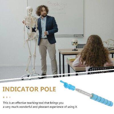 Reading Teaching Stick Pointer Pointing Rod Blue Telescopic