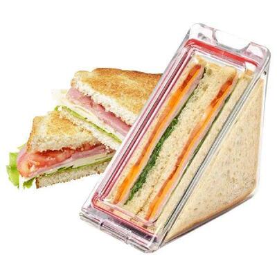 Triangle Sandwich Container Reusable Cake Cheesecake