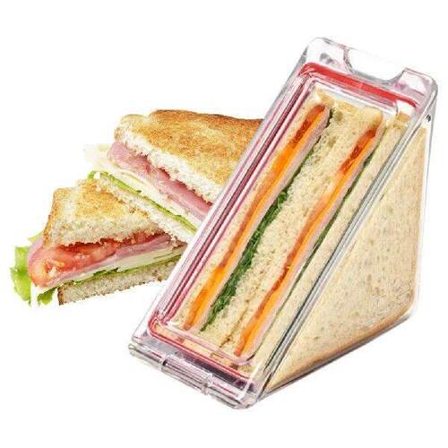 Triangle Sandwich Container Reusable Cake Cheesecake