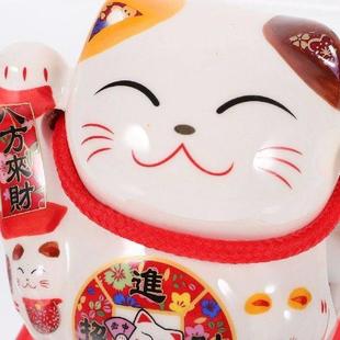 Ceramics Feng Shui Solar Arm Statue Waving Craft Auspicious