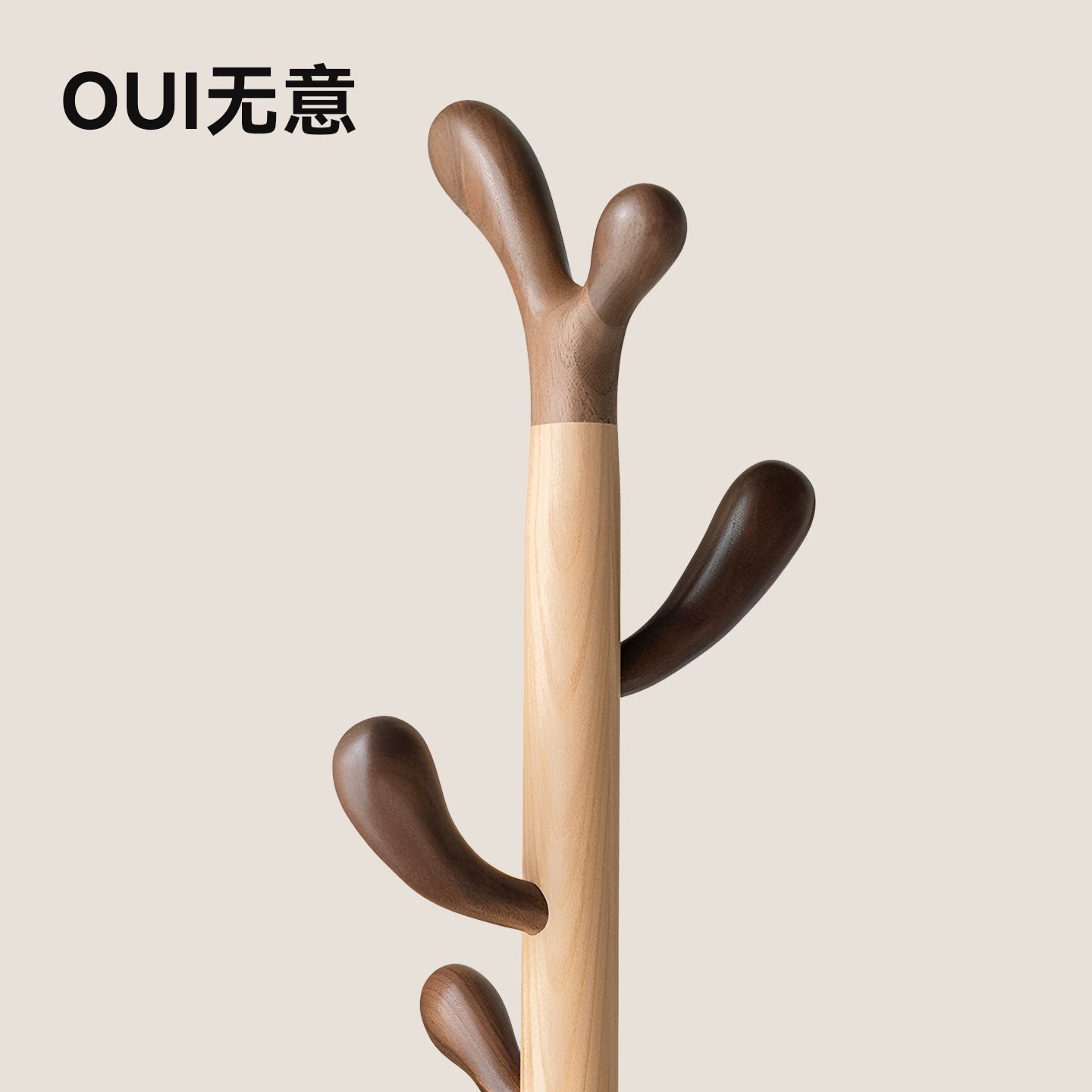 双层实木底座就是稳防鼓包挂衣架图片