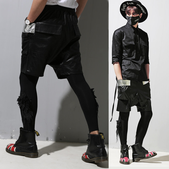 Pantalon cuir homme en vrac pour adolescent pour printemps - Ref 1478336 Image 1