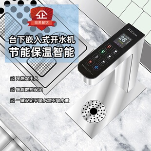 开水机商用咖迪龙商用台下式 开水机智能定温 热水机吧台分体嵌入式