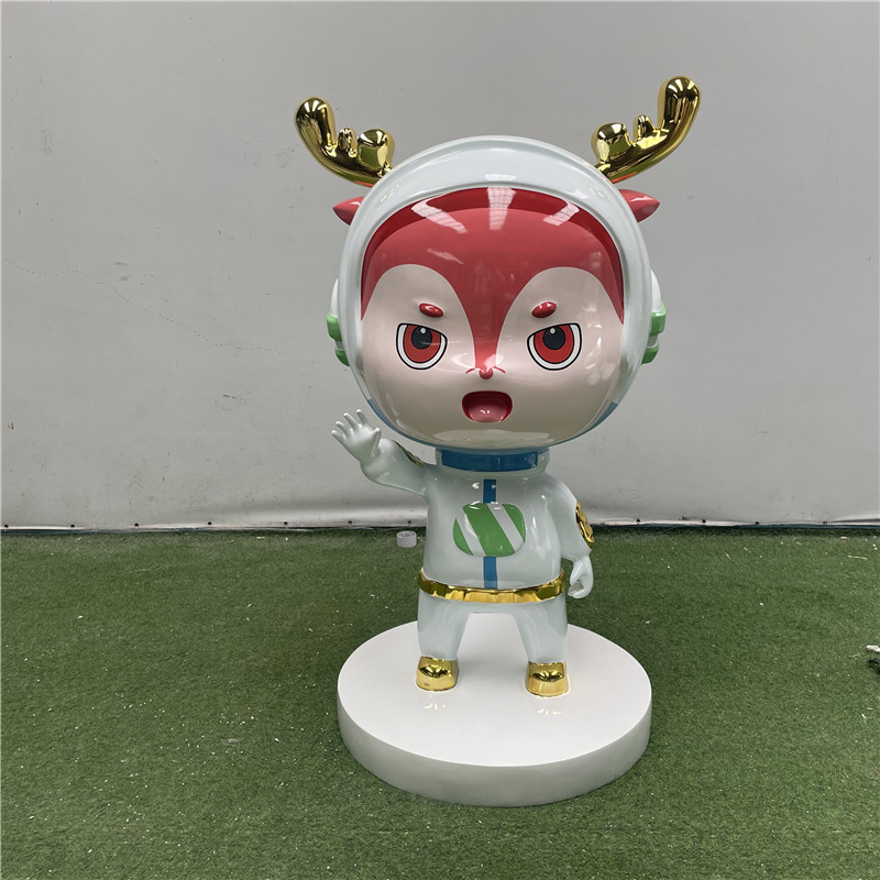 定制玻璃钢卡通雕塑人物IP吉祥物