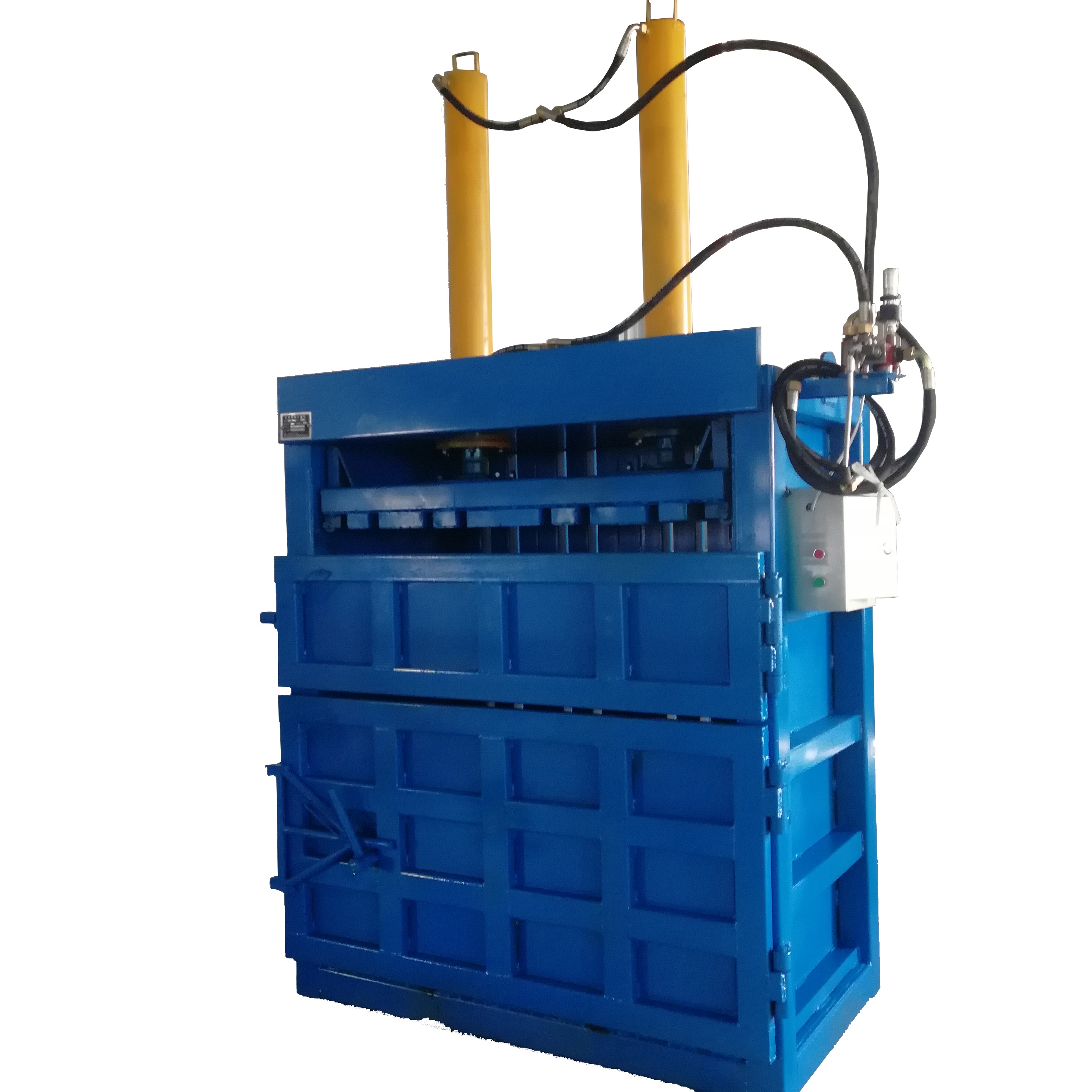 新品0v出口10i0吨纸箱塑料瓶x液压打包机铝合金不锈钢压块机尺定