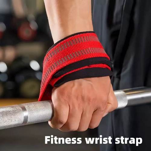 健身借力带棉质八字握力带健身单杠举重乳胶丝硬拉8字助力带