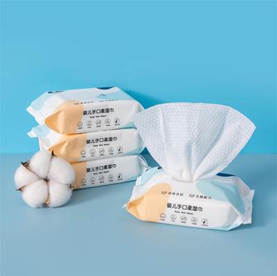 婴儿湿巾纸大包手口屁儿童专用抽取式湿纸巾家庭实惠装 - 封面