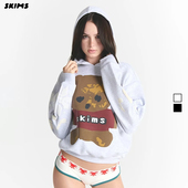 CPFM联名款 FW25 SKIMS 秋冬百搭宽松长袖 可爱休闲风连帽卫衣女