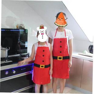 apron christmas Satin Party 圣诞围裙 decoration