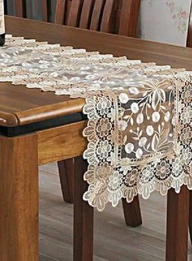 High Quality Lace Embroidery Home Table Runner Living Room