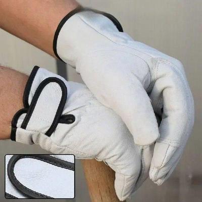 Work gloves sheepskin leather workers work welding safety