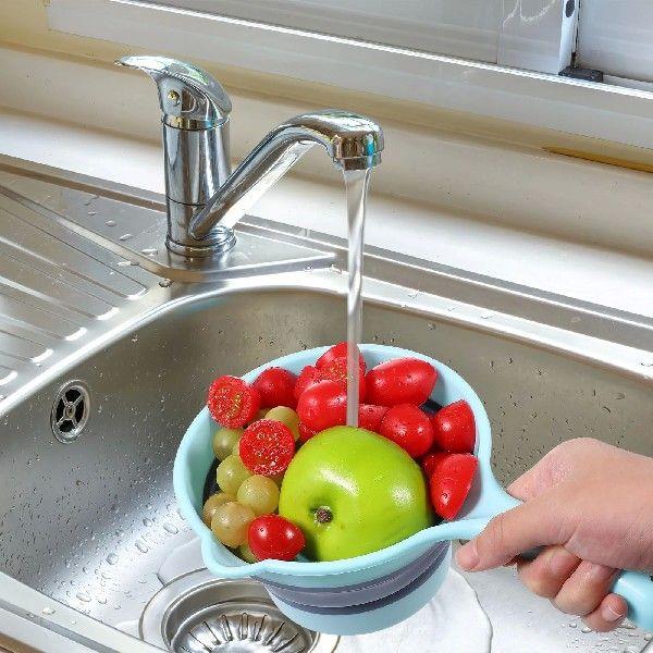 2 Pcs Folding Water Scoop Big Bottle Foldable Dipper Ladle