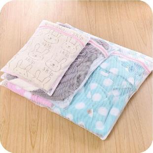 Wash Clothes Bag Size Foldable Laundry Zippered Mesh Bags