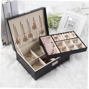 box jewelry with leather princess lock jewellery