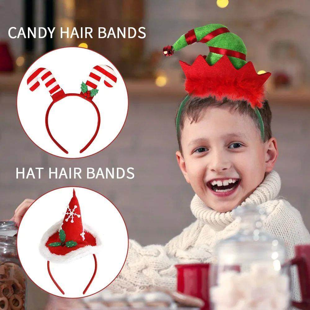 Christmas Headbands Xmas Hat Santa Claus Leg Hairband Xmas G