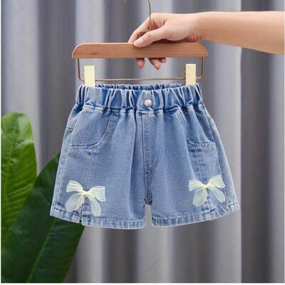 kids girl girls short pants shorts Baby jeans clothes for