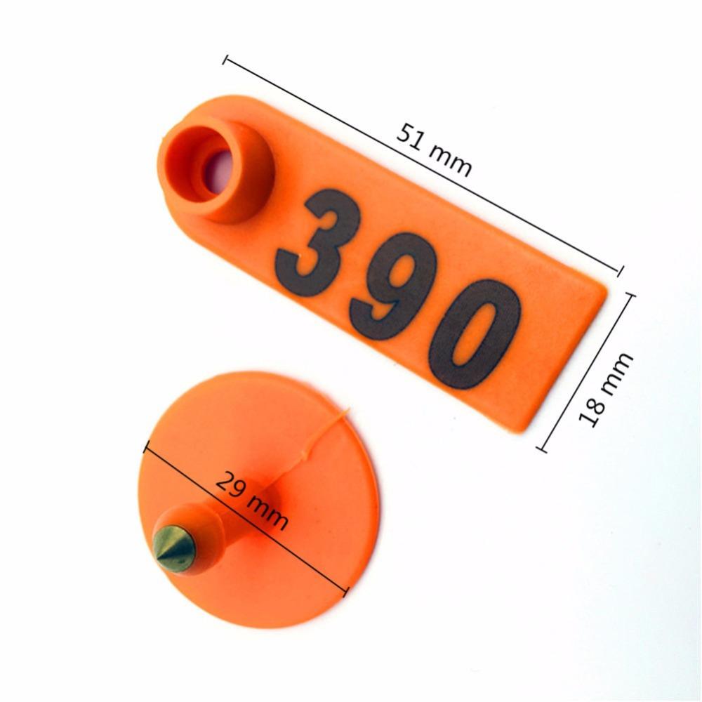 No. 1-500 Sheep ear tag Signs with the word ear Laser Typing