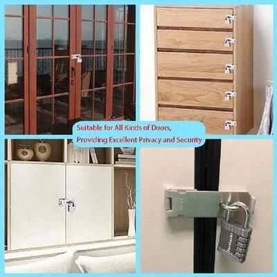 Practical Stainless Steel Pad Hasp Household Right