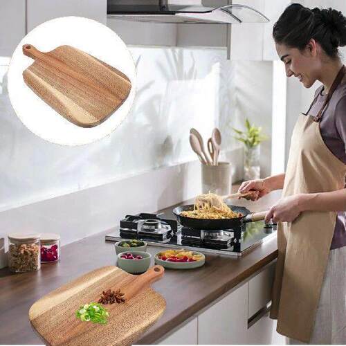 Acacia Wood Cutting Board Round Boards for Home Serving