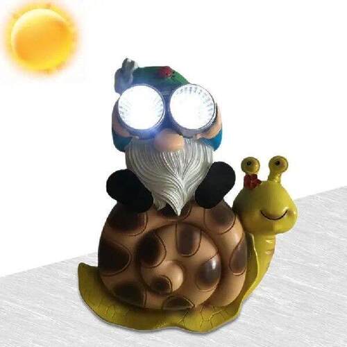 Garden Gnomes Decorative Light Weatherproof Solar Lighted