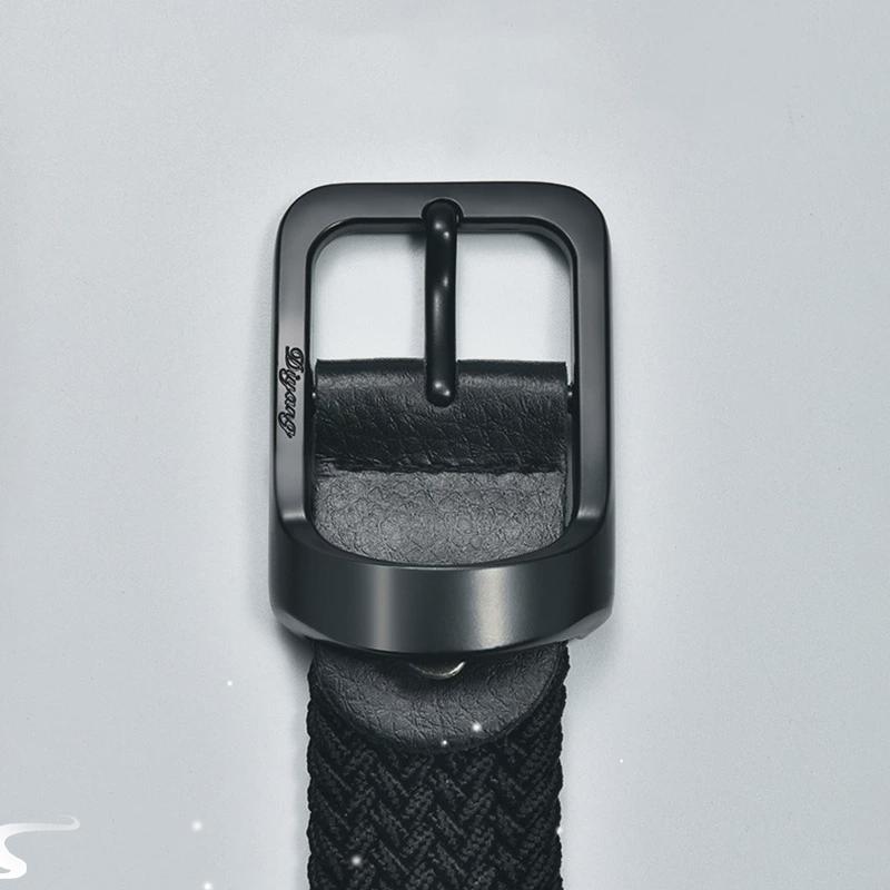 Mens Waist Belt Men Belts Leather Man For Jeans Black Male 1