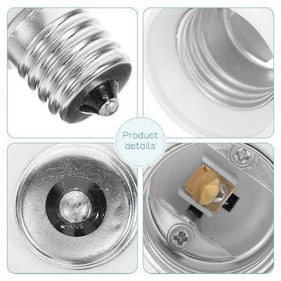 3 Pcs E17 to E26 E27 Light Bulb Adapter Socket Converter