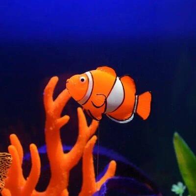 M5TA Artificial Aquarium Fish Floating Silicone Ornamental