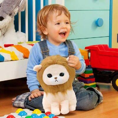 Lion Stuffed Animal Plushie Interactive And Educational