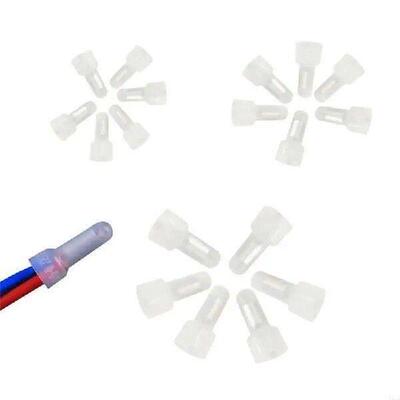 MXLA 250pcs Nylon Insulated Closed End Crimps Connector