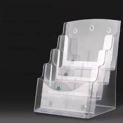 A4/A5/A6 Clear Flyers Display Stand Wall Mount 2/3/4 Layers