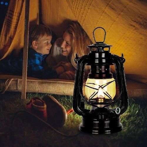 Vintage Oil Burning Lantern Metal Kerosene Lantern