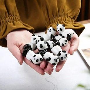 8Pcs/set DIY Panda Chopstick Holder Cute Adorable Writing
