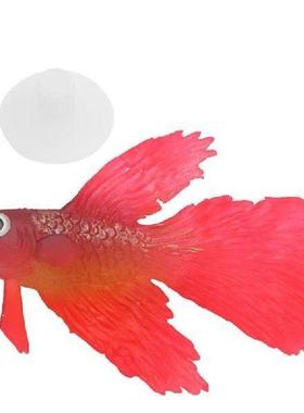 Artificial Betta Fish Aquarium Silicone Floating Movable