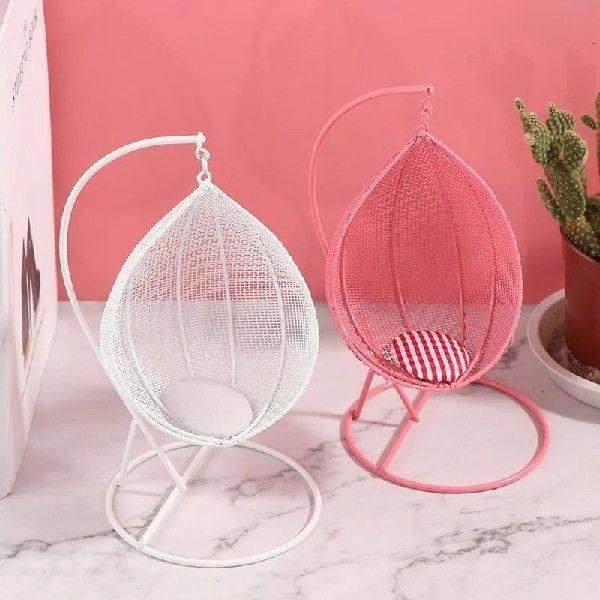 1:12 Dollhouse Miniature Furniture Swing Chair Hammock Doll