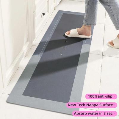 Super Absorbent Kitchen Floor Mat Diatom Mud Pad Bath Pad An