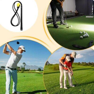 Portable Golf Swing Training Rope Practicing Beginner
