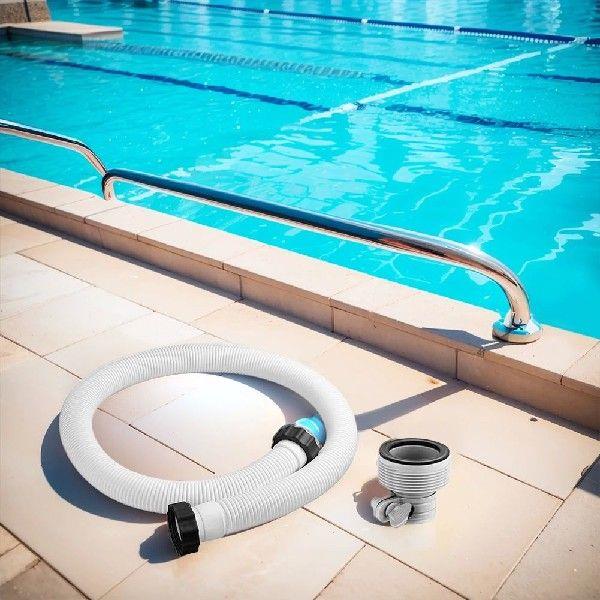 1.5in Diameter Pool Filter Pump Hose with Hose Adapters