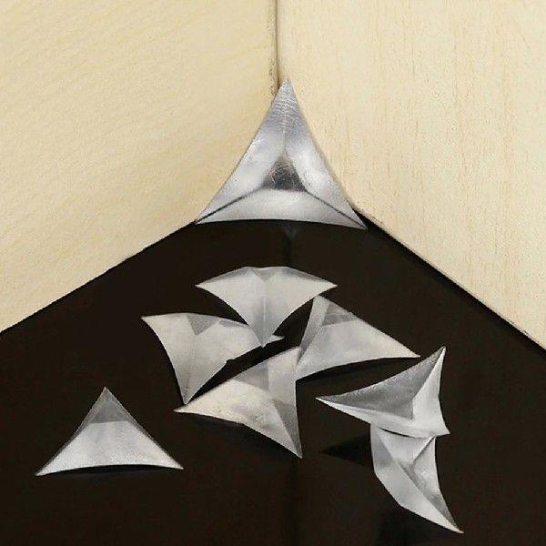 200 Pcs Cabinet Drawer Dust Corner Corners for Stair Steps