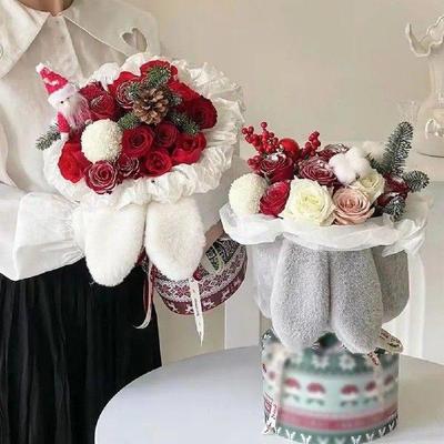 Bouquet Material Bucket Adorable Good Visual Effect Flower