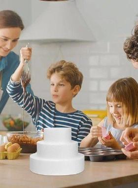 4 Pcs Cake Embryo Model Large Board Fake Tin Brandgarneck