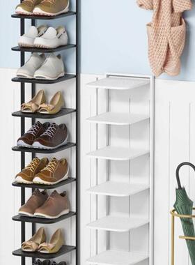 拐角鞋架子 简易门口 corner shoe cabinet rack closet shoebox