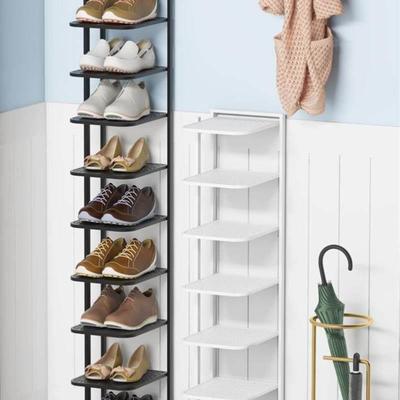 拐角鞋架子 简易门口 corner shoe cabinet rack closet shoebox