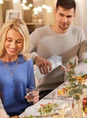 Simple Plastic Squared Milk Cup High Capacity Freshs