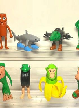 Italian Brainrot Tung Sahur Figure Toy Tralalero Tralala Fig