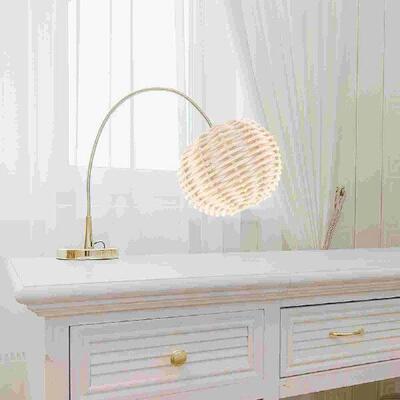 2 Pcs China Lamp Shade Mini Lanterns Rattan Lampshades