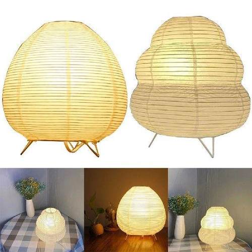 Lantern LED Table Lamp Rice Paper Creative Tripod Floor