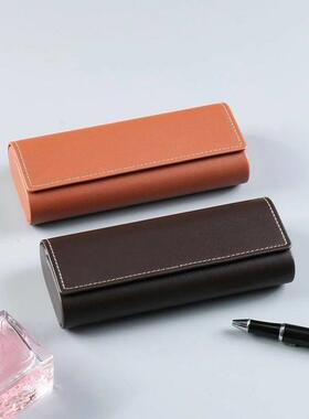 Luxury Myopia Leather Glasses Case Leather Sunglasses Case f